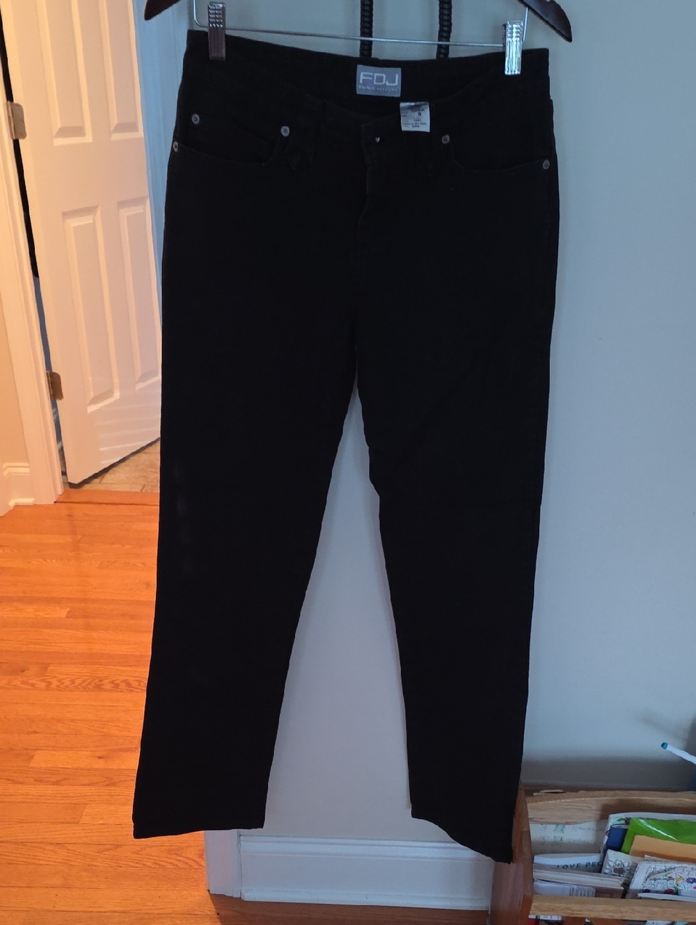 Women’s Black French Dressingnwot Straight-Leg Jeans
